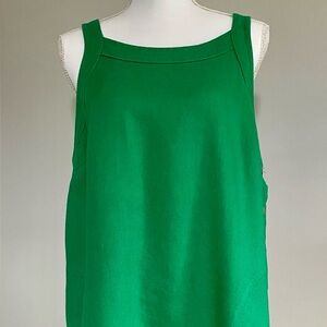 Anthropologie Maeve Green Floral Dress